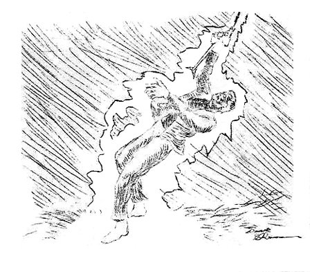 Lightning strikes Illya